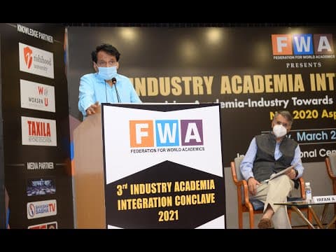 Hon'ble Suresh Prabhu's speech during FWA Industry-Academia conclave 2021.