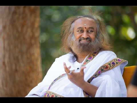 Gurudev Sri Sri Ravi Shankar with Education Post.